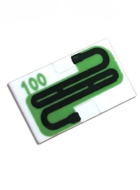 RI82平面片状玻静电璃釉高压电阻器22x13m100M欧姆负载绝缘放电阻