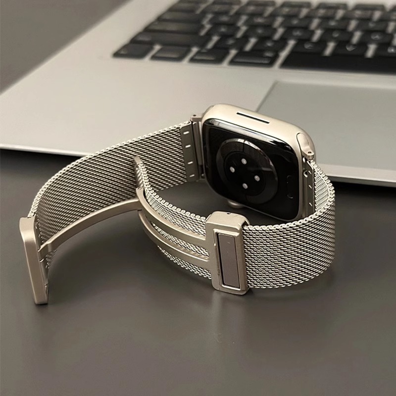 适用红米watch5表带折叠米兰磁吸红米redmi4代手表带金属小米手环9pro表带高级8pro运动夏天女士表链腕带