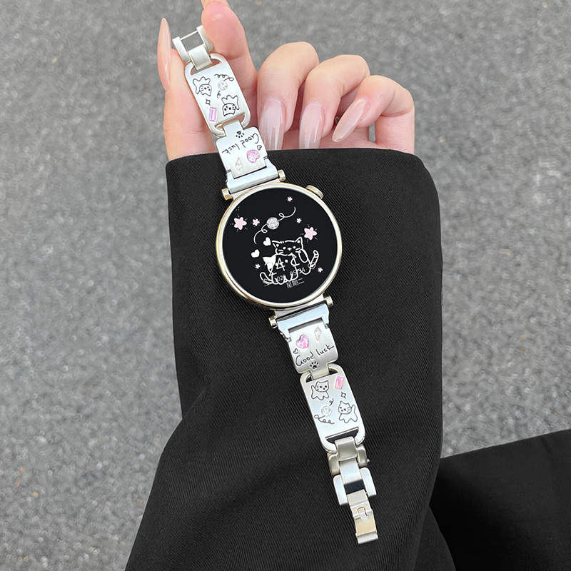 GT5可爱小猫皓石彩钻款女生