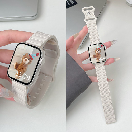 工字纹硅胶psnld红米watch4表带