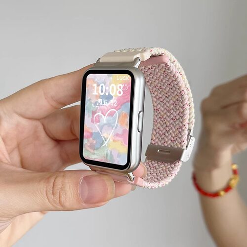 psnld华为watchFit2表带编织