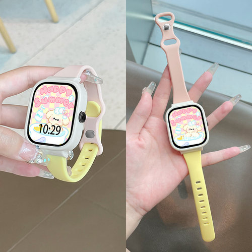 小蛮腰硅胶psnld红米watch4表带