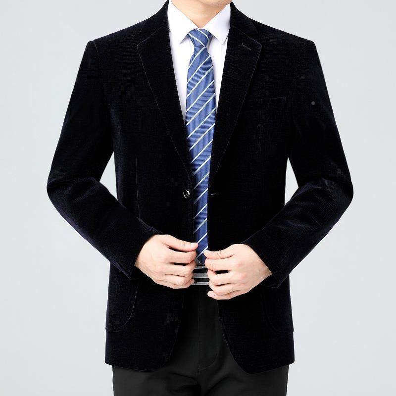 春秋西羊毛商单西服男士务休闲灯芯绒纯色男便中年21611-3-装修身,男装,西服,淘宝优惠券,粉丝福利购,淘宝优惠卷