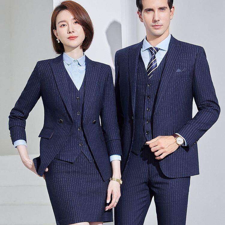 职高端楼条仿纹毛西装套装男女业装店售部AL737174气质办公室工装,女装/女士精品,职业女裤套装,淘宝优惠券,粉丝福利购,淘宝优惠卷