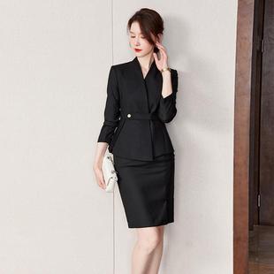 高端业经套AL72092装女时尚气质女神范工装装理珠正宝店售楼部工