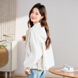 秋小個(gè)子女氣質(zhì)休洋氣百搭工裝 夾 年新款 高級ZLI1596Y春感外套短款