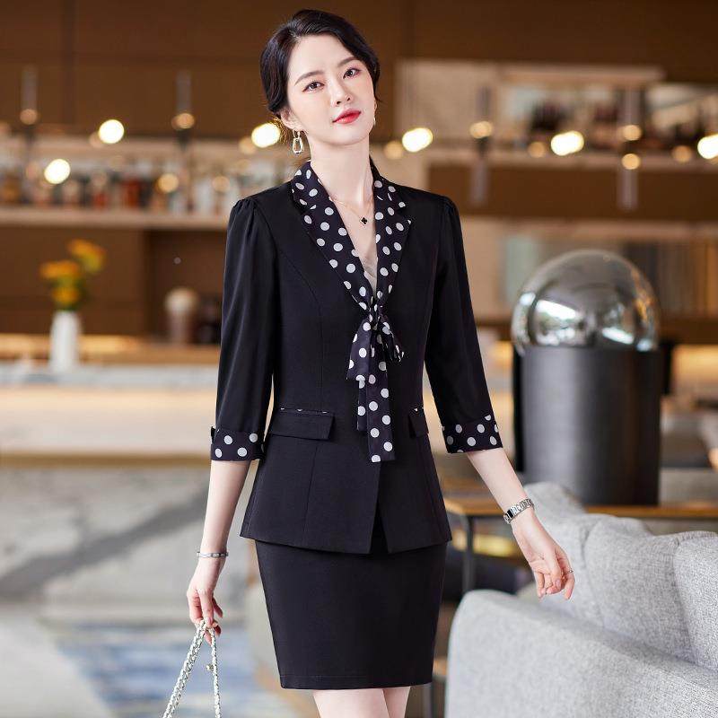 中袖时尚女装西装外套裤AL667135蝴蝶结饰粉装色工作服白色发套美,女装/女士精品,职业女裙套装,淘宝优惠券,粉丝福利购,淘宝优惠卷