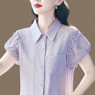 夏季女宽恤松显瘦柔气软透百搭约基简础款半袖打KRR底衫女