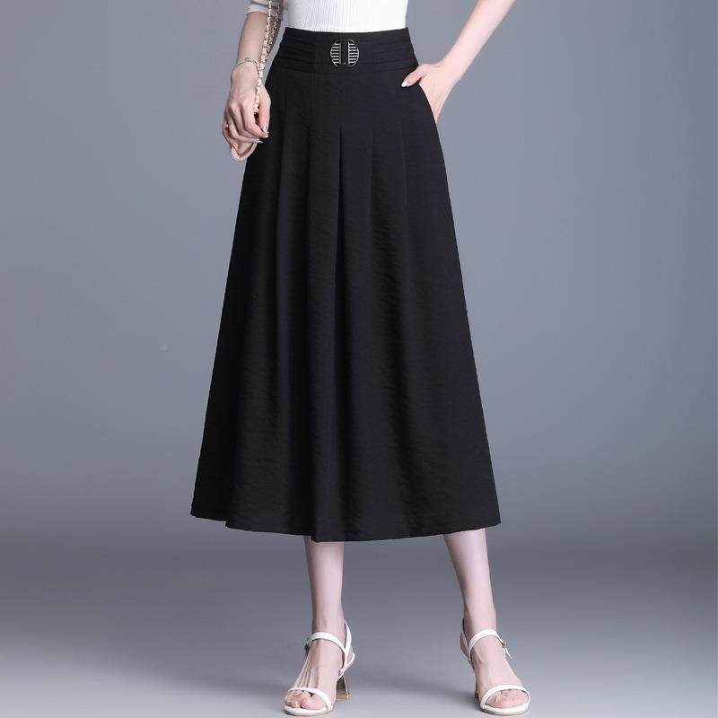 尚半身裙秋季AL6761薄新款字气质百搭裙子高腰大伞码过膝时大摆裙,户外/登山/野营/旅行用品,其他户外服装,淘宝优惠券,粉丝福利购,淘宝优惠卷