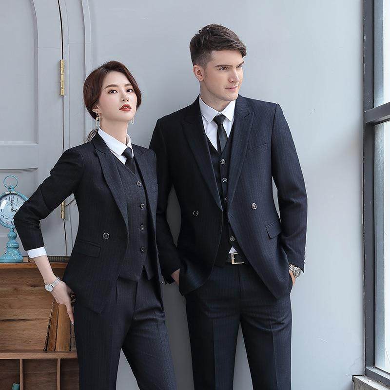 男职业装同西商YY1673务条纹西服套装款银行正装售楼装酒店女经理,女装/女士精品,职业女裤套装,淘宝优惠券,粉丝福利购,淘宝优惠卷