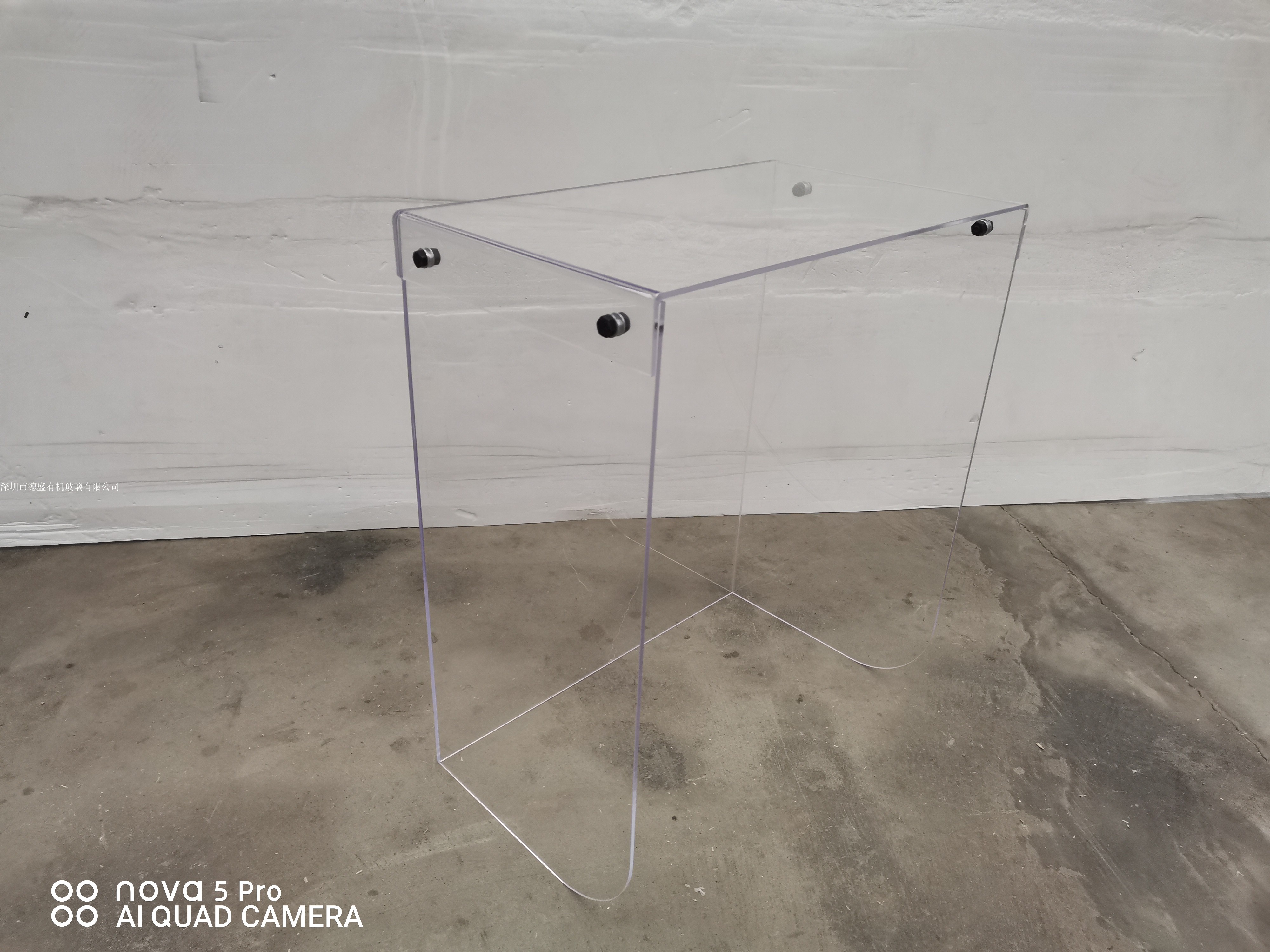 公用电话亭亚克力电话罩遮雨棚考勤机防雨罩透明有机玻璃电话亭