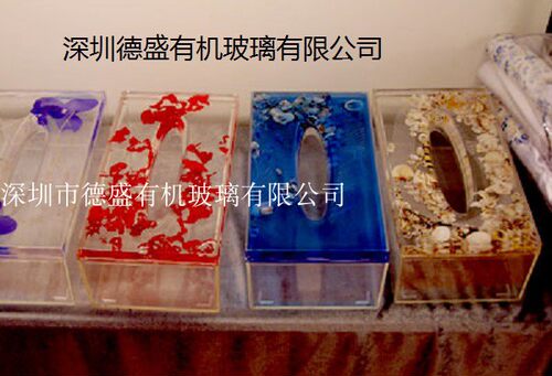 厂家定制透明亚克力纸巾盒洗脸巾创意家用客厅抽纸盒卷纸收纳盒