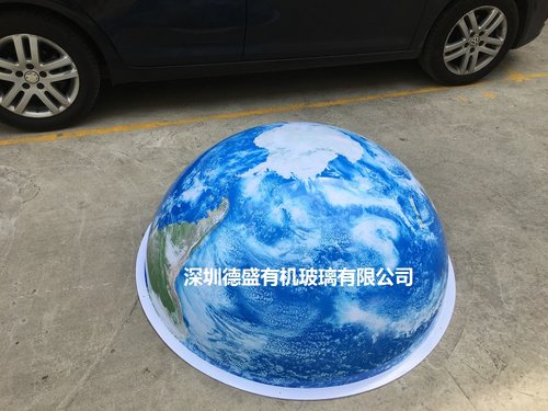 定制亚克力八大行星 儿童房装饰夜灯 幼儿园科教星球吸顶半球灯罩