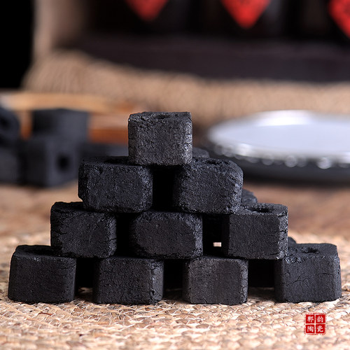 4.5kg炭竹炭烧煮茶2.5公斤竹子碳木炭烧烤耐烧家用小块小方块竹碳 - 封面