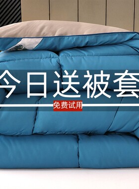 羽绒被95白鹅绒加厚冬被8/10斤春秋被单双人宿舍被子棉被芯空调被