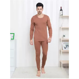 帅马男士无痕一体莫代尔舒适圆领秋衣秋裤中青年内衣套装,女士内衣/男士内衣/家居服,保暖套装,淘宝优惠券,粉丝福利购,淘宝优惠卷