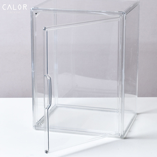 咔拉拼装水晶亚克力盒插花情侣节花蓝高透明花艺资材花店包装材料