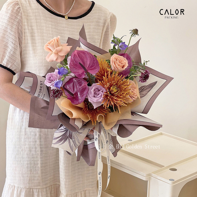 咔拉维多利亚原生花纸diy