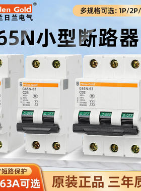 家用小型断路器空气开关天津梅兰日兰G65N63A过载空开短路保护