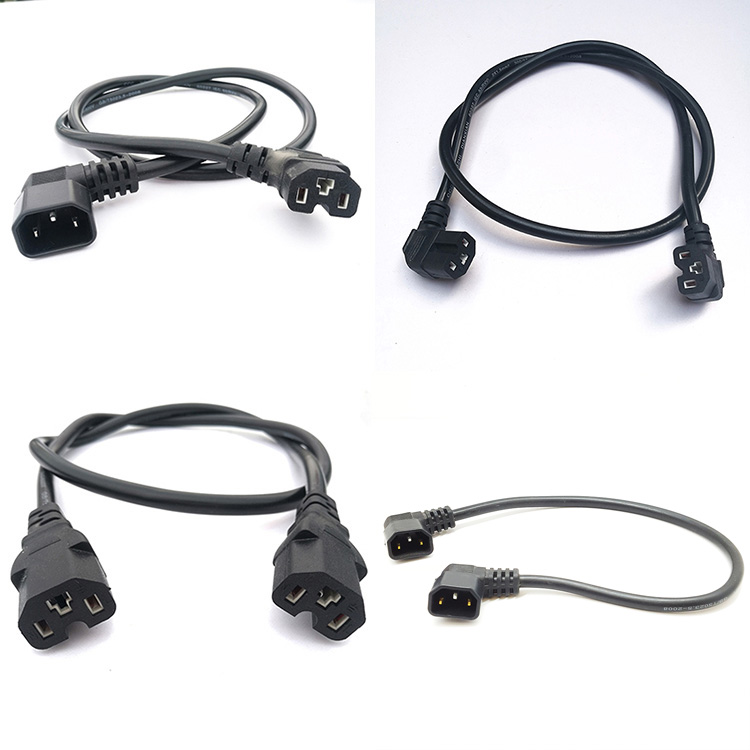 电动电瓶车外挂续航电池加装连接线充电器延长线AC电源插头转接线