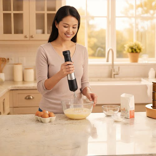 【欧规】 AULDA理棒婴儿辅食机打蛋器家用电动搅拌小型绞肉榨果汁