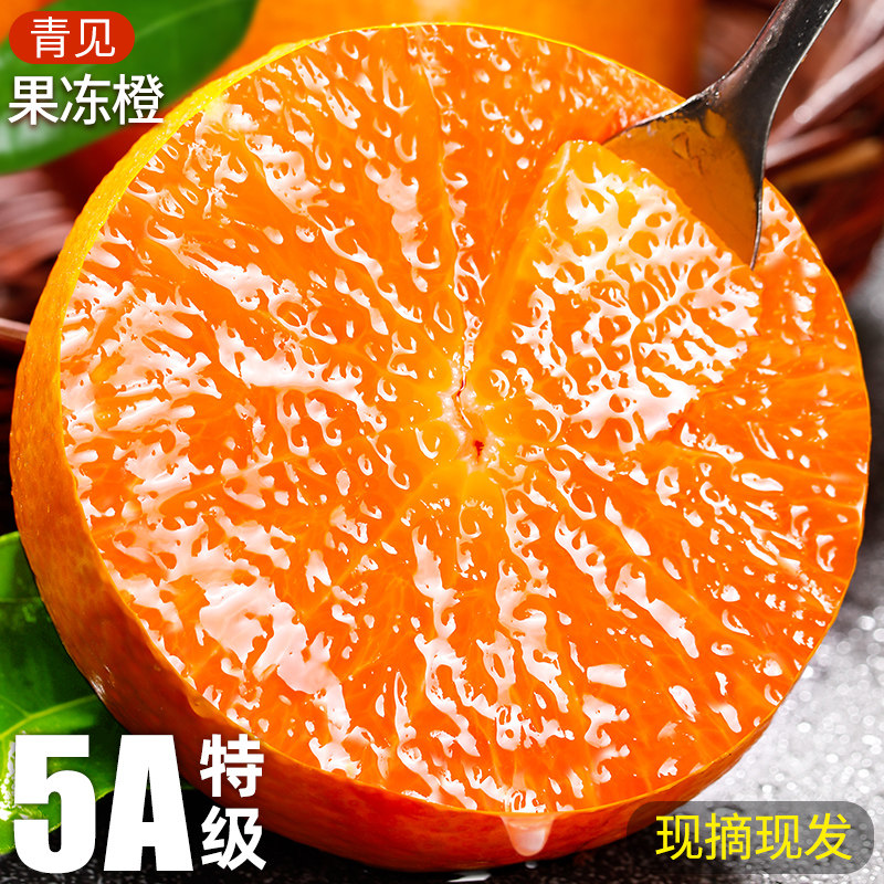 四川青见果冻橙新鲜橙子水果应当季柑橘蜜桔打过正宗整箱爱媛手剥