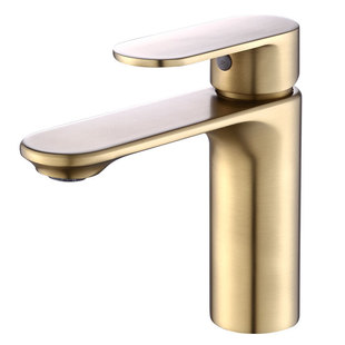 定制龙头外贸跨境Faucet浴室卫生间洗脸盆全铜枪灰色面盆水龙头