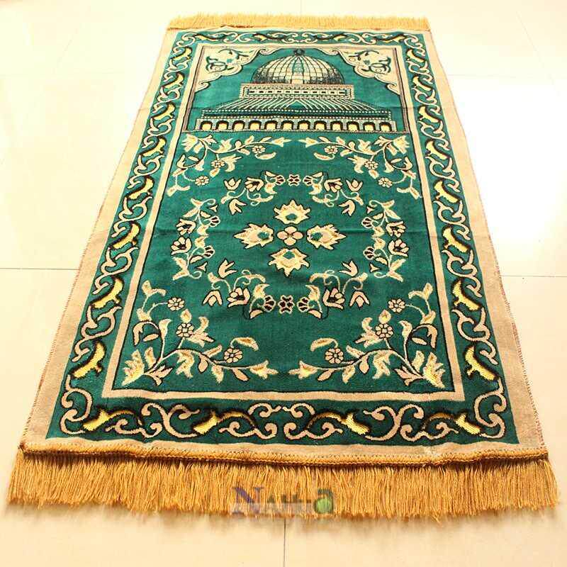 礼拜毯回族朝拜地毯指南针穆斯林清真寺拜垫伊斯兰朝觐祈祷地垫在类目 居家布艺, 地毯中 - 来自Buy2taobao.com提供专业的淘宝代购服务