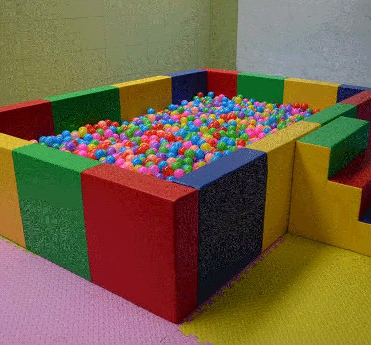 早教亲子幼儿园游乐场软体海洋球池儿童围栏长方形组合波波球池