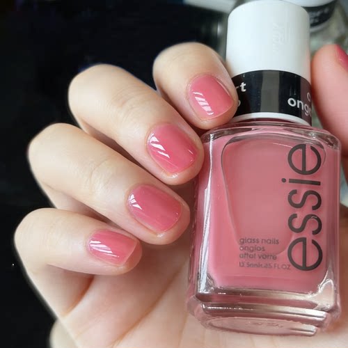 essie樱桃粉97免烤指甲油cincin