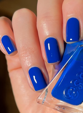 美国新essie扭扭瓶174指甲油微光疗new highs宝石蓝持久显白免烤