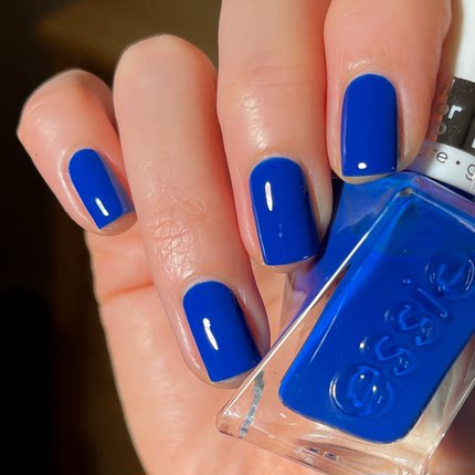 美国新essie扭扭瓶174指甲油微光疗new highs宝石蓝持久显白免烤