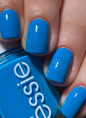 essie指甲油775晴空蓝offbeat chic油画蓝色糖果夏日免烤持久显白