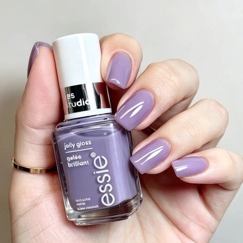 ESSIE香芋紫指甲油jelly70免烤