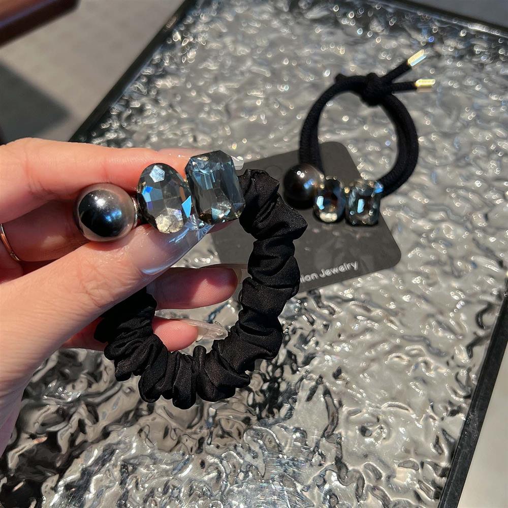 大门头发绳方块丸子韩国气