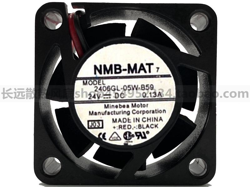 原装NMB 4015 24v 0.13A 4cm/厘米 超静音变频器逆变器散热风扇