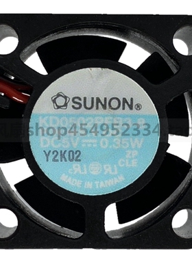 SUNON 2510 2.5CM 笔记本 硬盘散热风扇 5V 0.35W KD0502PFB3-8