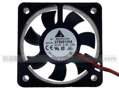 全新原装台达 EFB0512HA 5010 12V 0.15A 5CM CPU 工业散热风扇