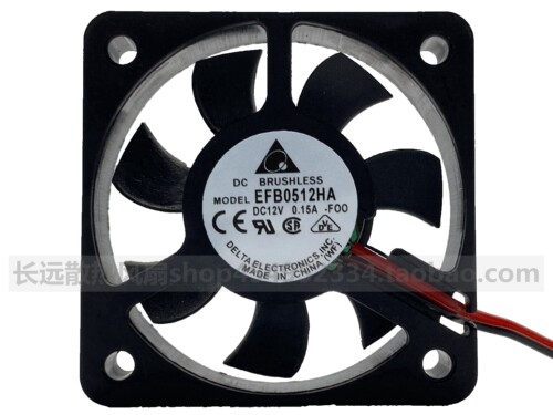 全新原装台达 EFB0512HA 5010 12V 0.15A 5CM CPU 工业散热风扇