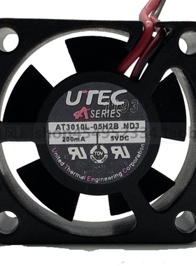 原装AT3010L-05H2B ND3 5V 200MA 3010 3CM 微型小风扇30*30*10mm