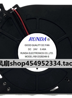 RUNDA RB1232B24M-S 12032 120*120*32MM 24V0.46A涡轮鼓风机风扇