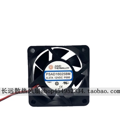 全新AAVID THERMALLOY 6025 PSAD16025BM DC12V 电源机箱散热风扇