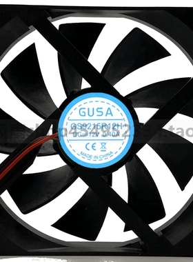 超薄9厘米CPU电脑机箱PWM散热风扇9015 GS9215R12H 12V 0.40A