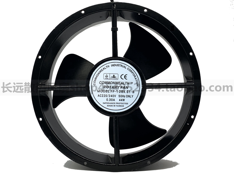 FP-108K S1-B 台湾三协240V圆形轴流风机25489静音双滚珠散热风扇