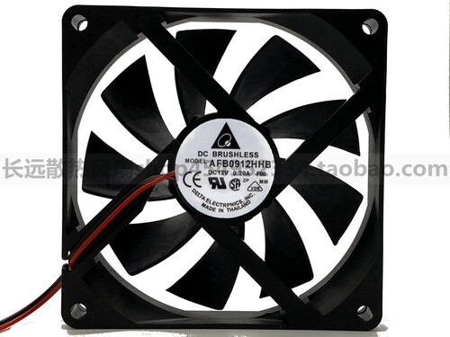 台达 9015 9CM 12V 0.20A 水冷超薄PWM温控静音 风扇 AFB0912HHB