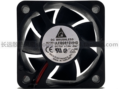 正品台达DELTA AFB0512VHD 5020 12V 0.24A 5cm 双滚珠服务器风扇