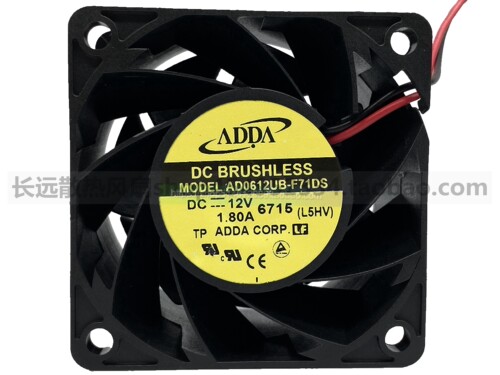 AD0612UB-F71DS 6038 12v 1.80A 6cm/厘米 暴力大风量滚珠风扇