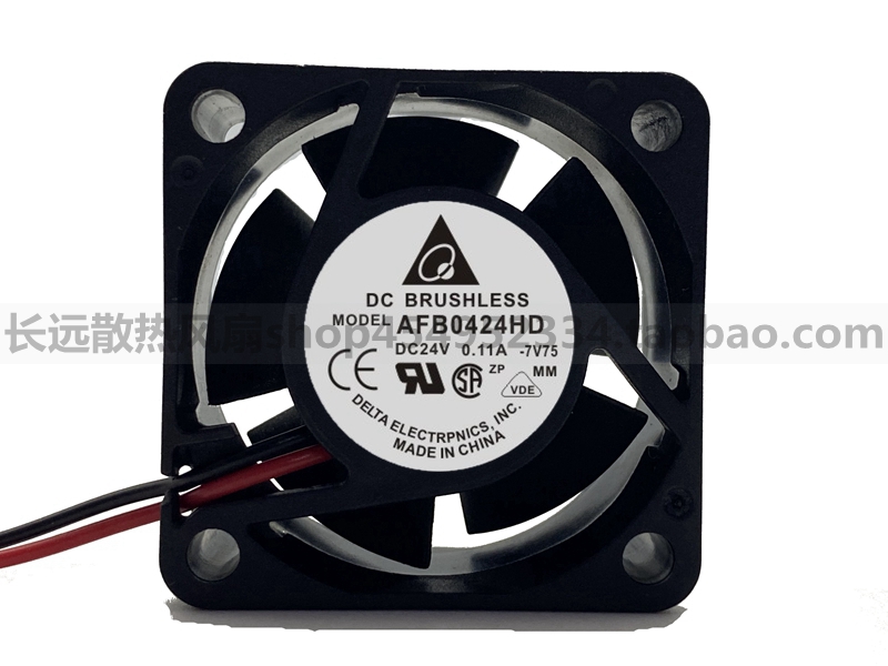 全新原装台达4020 24V 0.11A AFB0424HD 4CM静音 变频器 散热风扇