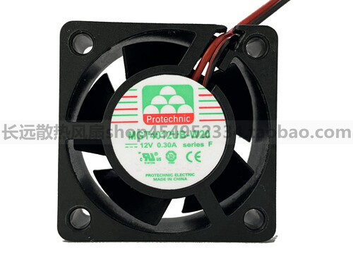 台湾永立MGT4012UB-W20 12V 0.3A 4厘米 4020 四线服务器散热风扇