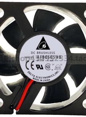 原装 台达 AFB0505HB 5V 0.45A 5CM 5015 2线 双滚珠散热风扇